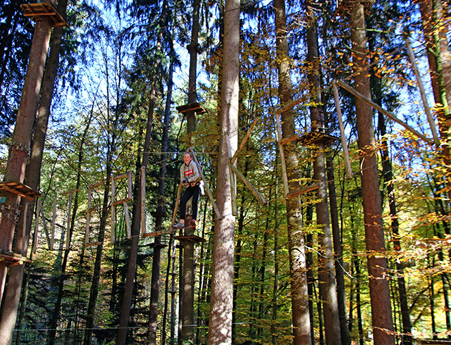 Ausflug in den Seilpark