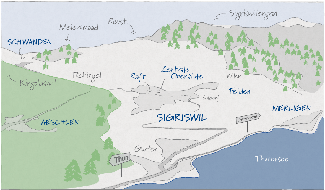 Standorte Schule Sigriswil